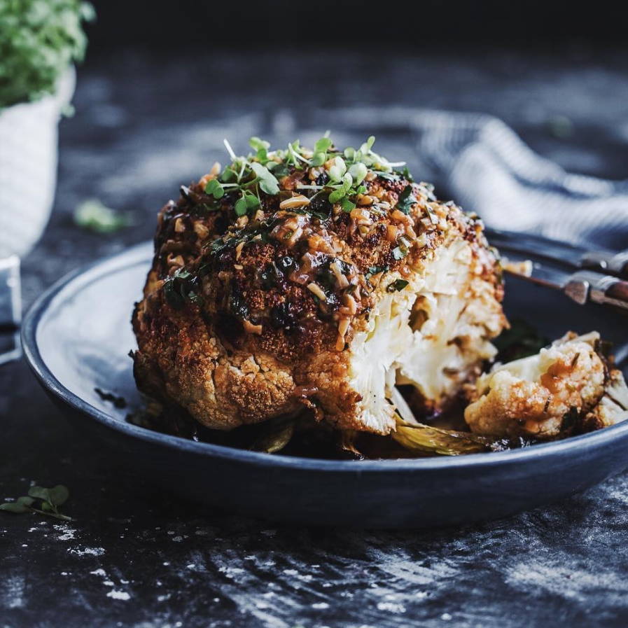 Roasted cauliflower by photographer Sneh Roy