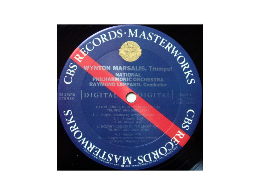CBS Digital / MARSALIS, - Mozart-Haydn Trumpet Concertos, MINT!