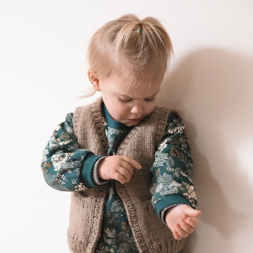 Mouwloos kindervestje