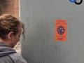 graffiti removal from electrical box with graffiti safewipes