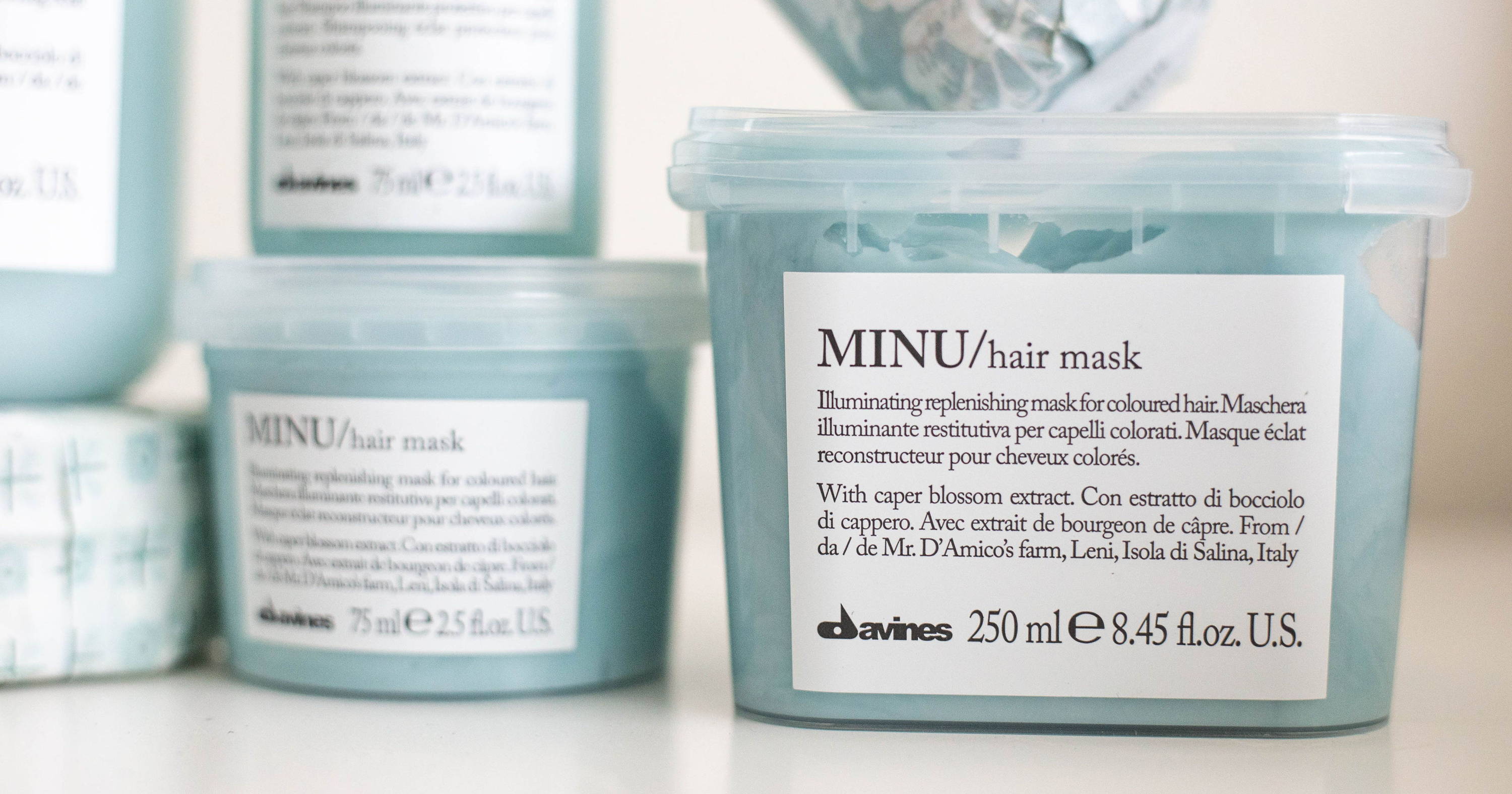 Davines hair masks for cold weather