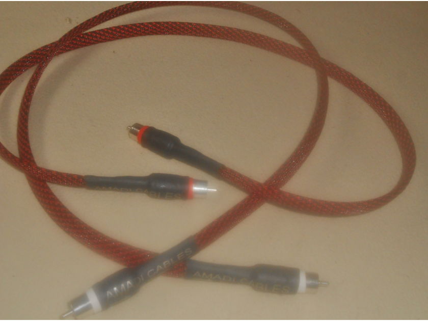 AMADI CABLES. Barb Master , 3ft RCA.