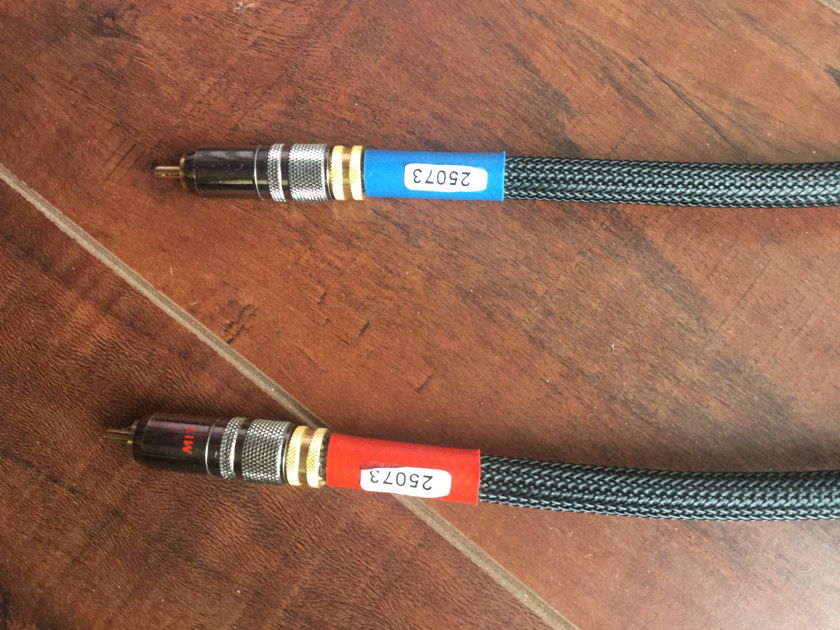 MIT Cables Shotgun MA 1.5 M RCA interconnect in EX cond.