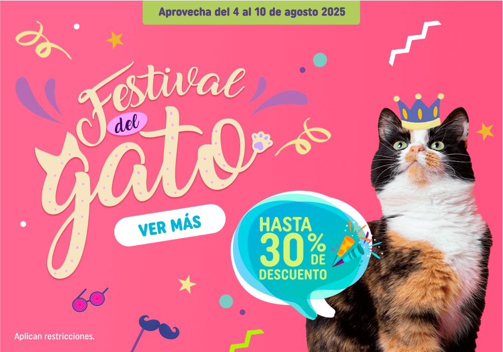 ¡Festival del gato! Hasta 30% OFF.