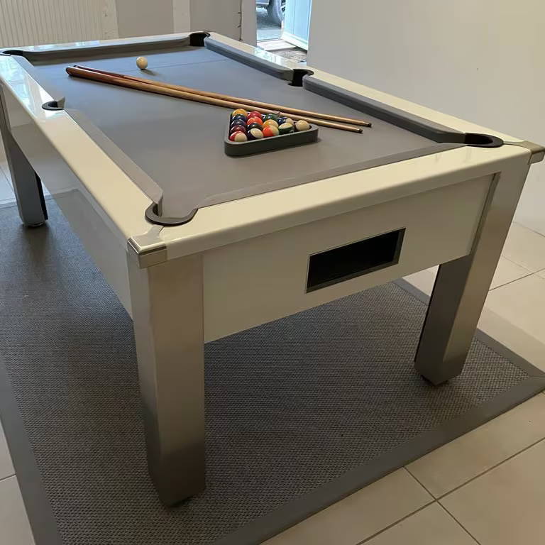 fmf Elixir Rustic Black Oak Pool Dining Table
