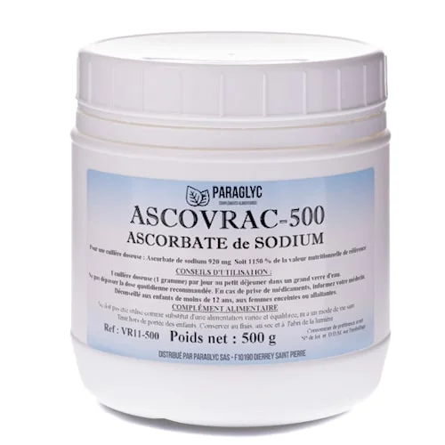 Ascovrac - Ascorbate de Sodium - 1000 g