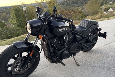 2025 INDIAN SCOUT BOBBER LIMITED + TECH motorcycle for rent near KINGSPORT, TN