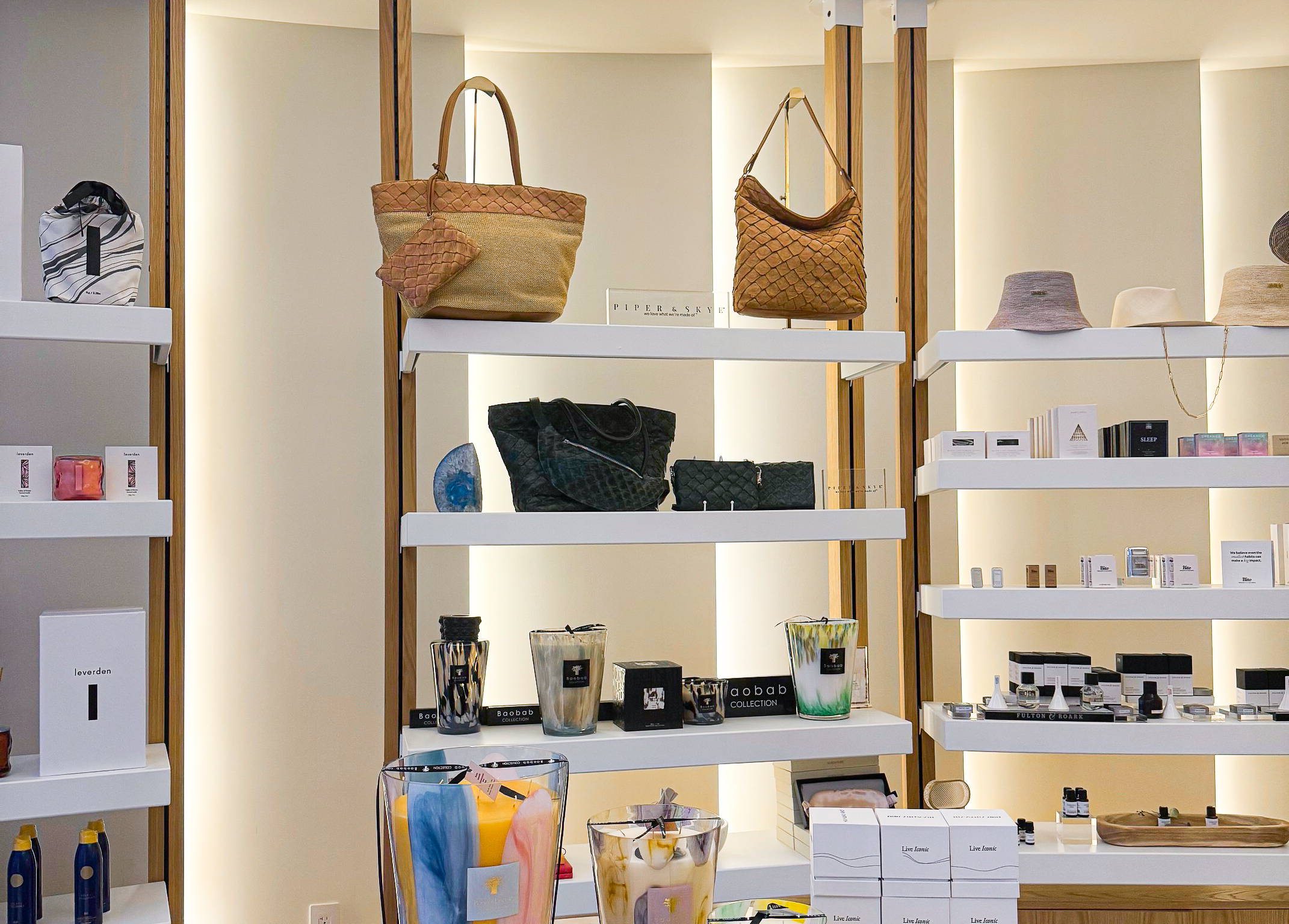 blush pink pirarucu lola handbag by piper & skye