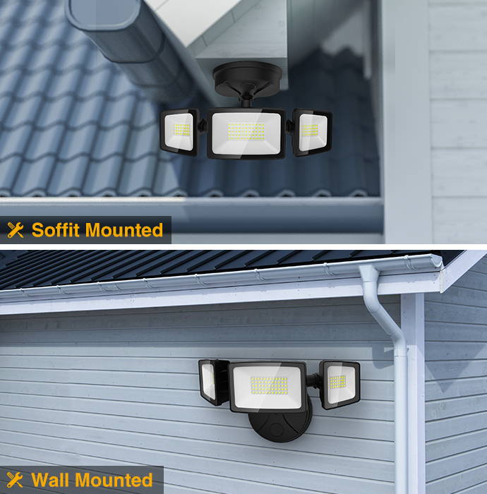 Brightest Outdoor LED Lights Soffit/Wall Mounted