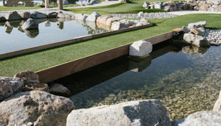 bester geburtstagde wildwakeski stonehill adventure golf brücke bahn wiese steine bach