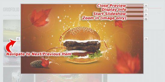 WMT Horizontal Gridfolio - горизонтальное портфолио