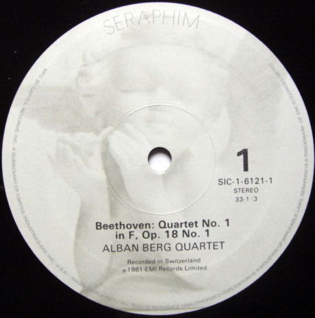 EMI Angel Seraphim / ALBAN BERG QT, - Beethoven The Ear...