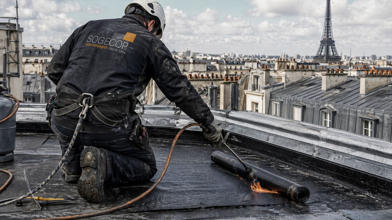 Toit-terrasse copropriété