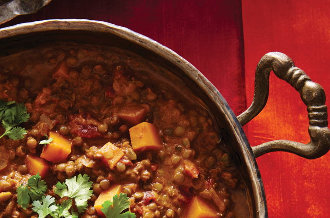 Squash and Lentil Curry