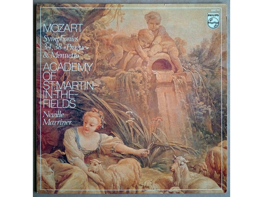 PHILIPS | MARRINER/MOZART - Symphonies Nos. 34, 38 & Menuetto / NM