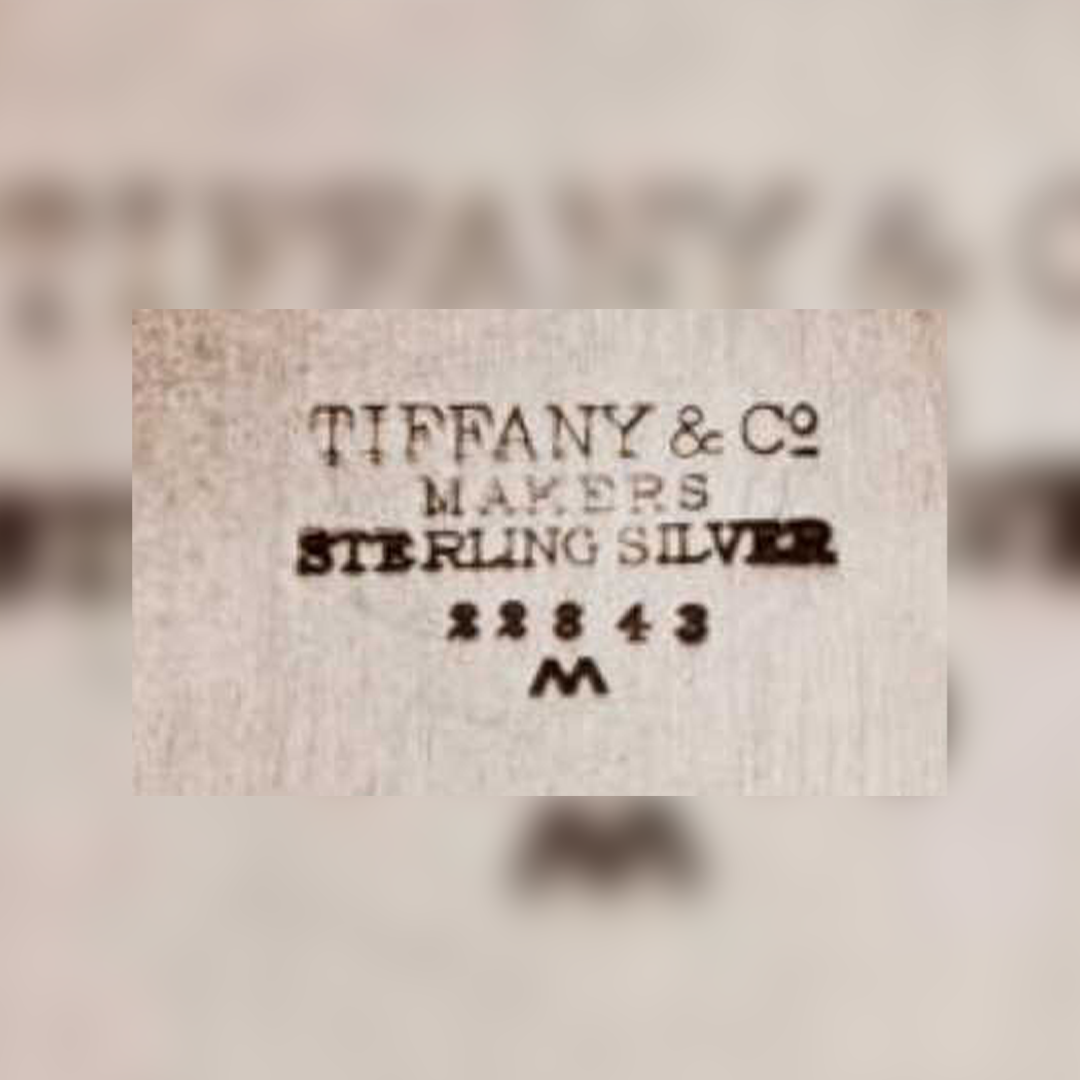 Tiffany & Co. 1947 - 1956 Hallmark hallmark, Tiffany & Co Makers Sterling Silver 23245 M