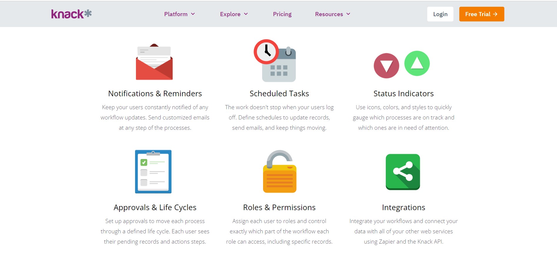 Knack product / service