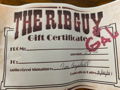 $25 Gift Certificate for The Rib Guy