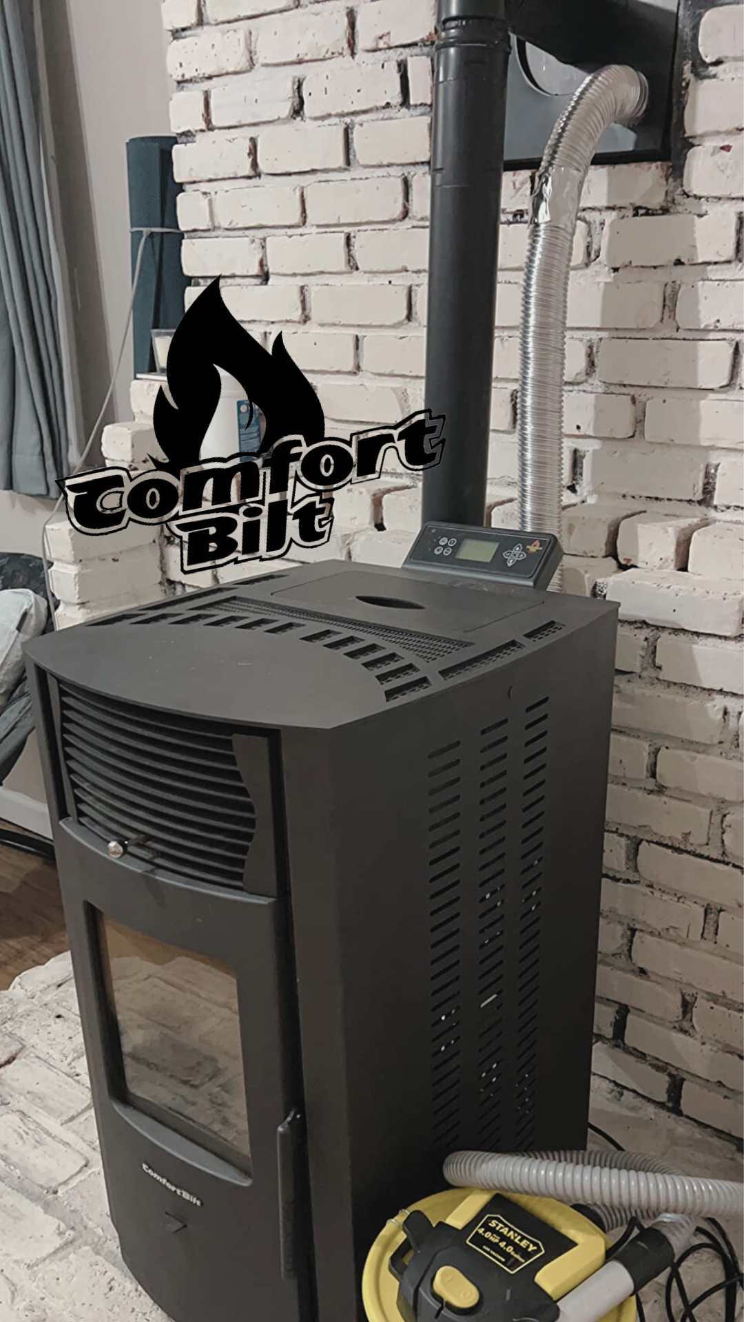 Comfortbilt Pellet Stove HP50 Installed Pellet Stoves