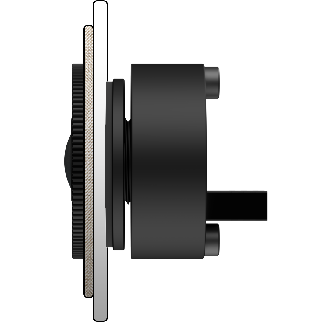 Black Faradite Motion Sensor 360 Volt Free dry contact connected cable