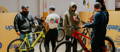 Upway staff and customers at UpCenter Garage Sale