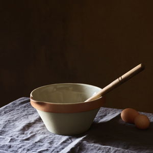 Poterie Renault Vintage French Stoneware Mixing Bowls, 8''