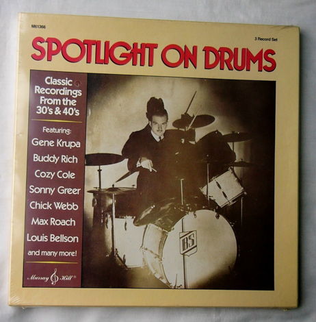 SPOTLIGHT ON DRUMS 3 LP BOX SET-- - Classic jazz record...