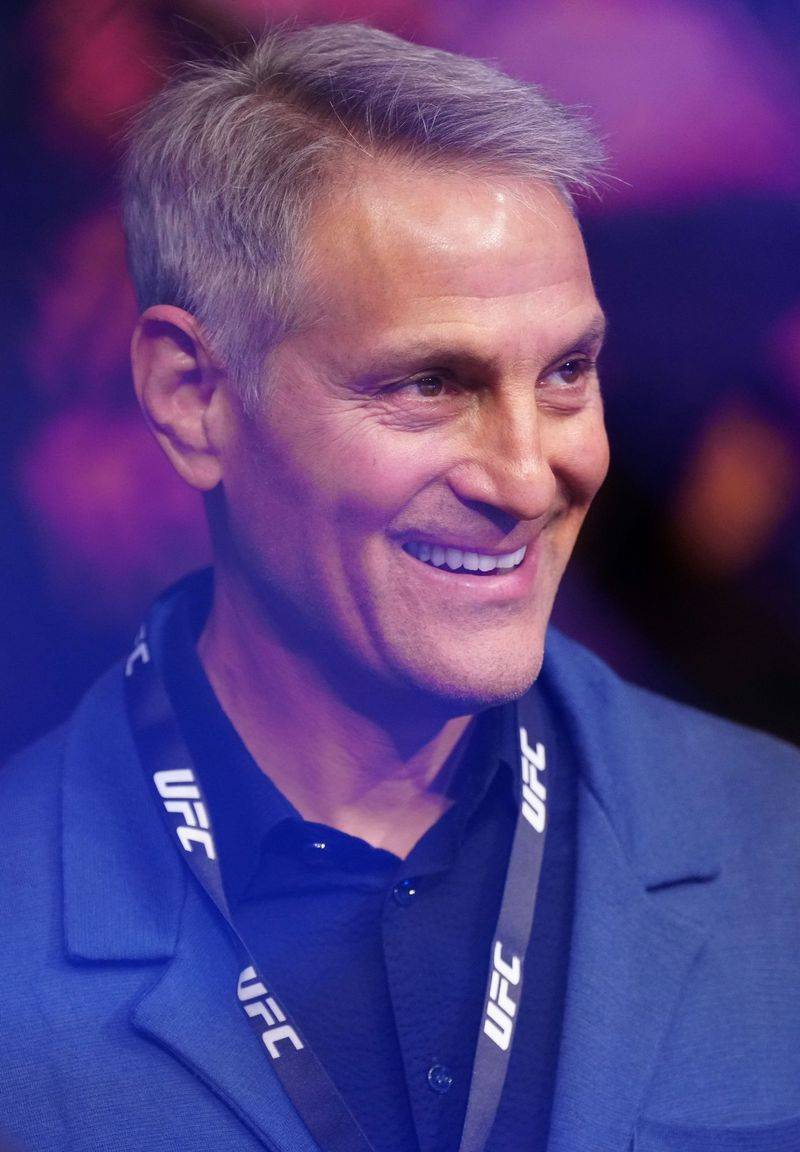 Image may contain: Ari Emanuel, Face, Happy, Head, Person, Smile, Adult, Dimples, Hair, and Crew Cut