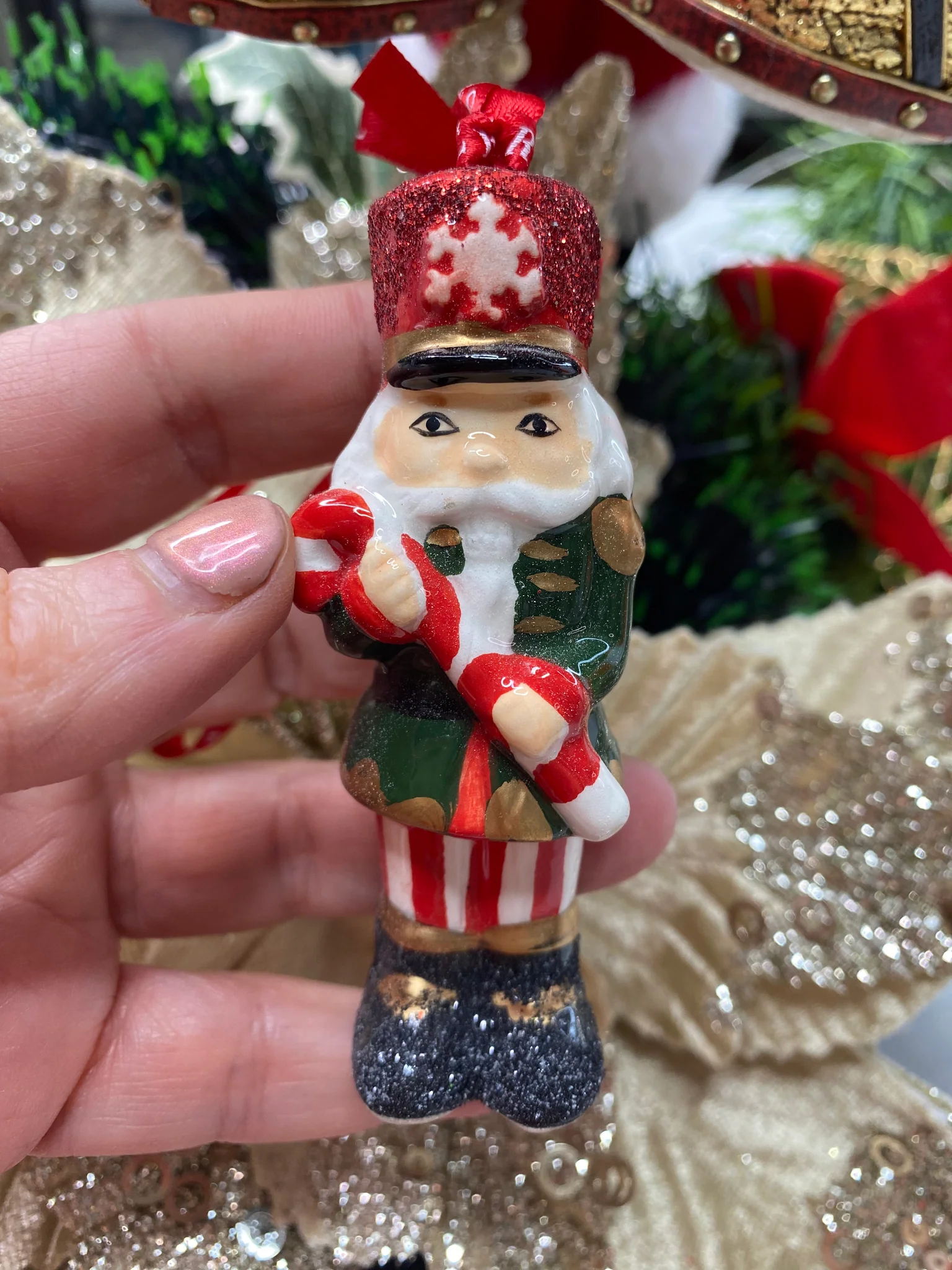 Nutcracker Tipperary Crystal Hanging Ornament