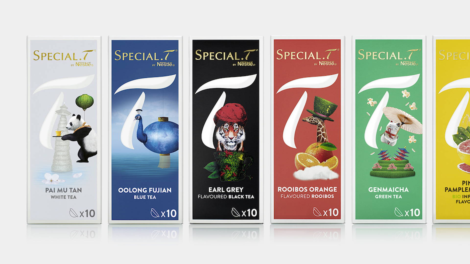 SPECIAL.T Nestlé Premium Tea Capsule Brand | Dieline - Design, Branding &  Packaging Inspiration