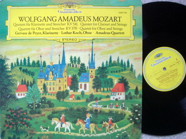 DG / AMADEUS QT,  - Mozart Clarinet Qunitet K.581, Oboe...