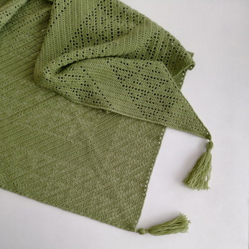 "It's all about Triangle" shawl