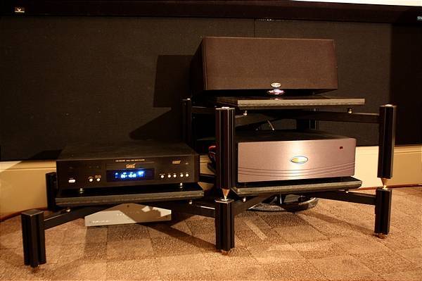 Cary CDP, Spectron amp, Adona rack