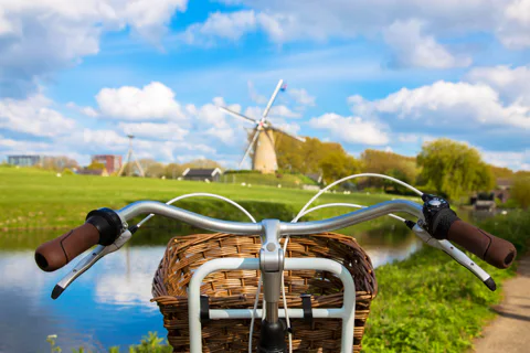 Countryside Bike Tour from Amsterdam: a Windmill and Dutch Cheese