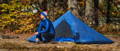 Ultra-light Mount Trail single person tent for long hikes.
