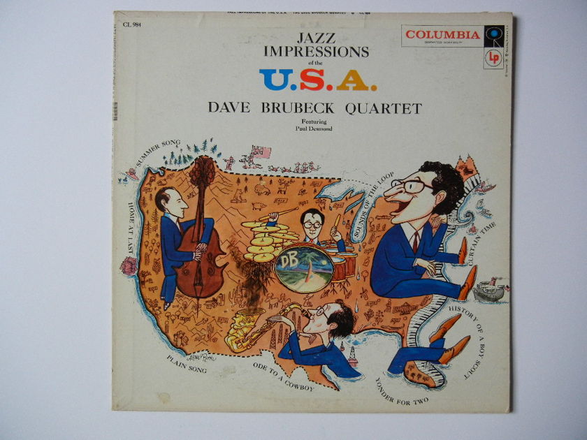 DAVE BRUBECK/ - JAZZ IMPRESSIONS OF THE USA/  Columbia (six eye) CL 984