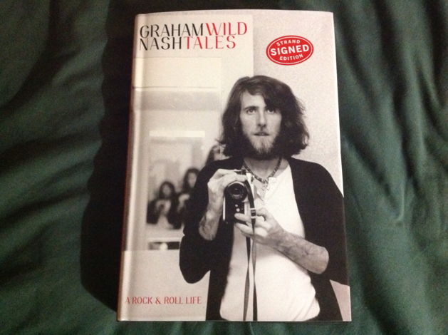 Graham Nash (CSNY) - Wild Tales Hardcover Book Autographed