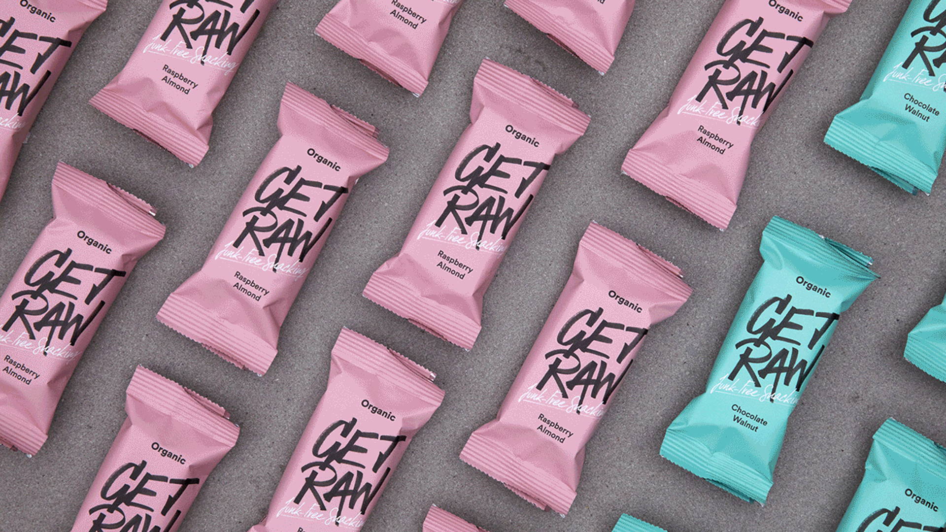 Featured image for Get Raw is a Healthy Snack Bar With a Bold Color Scheme