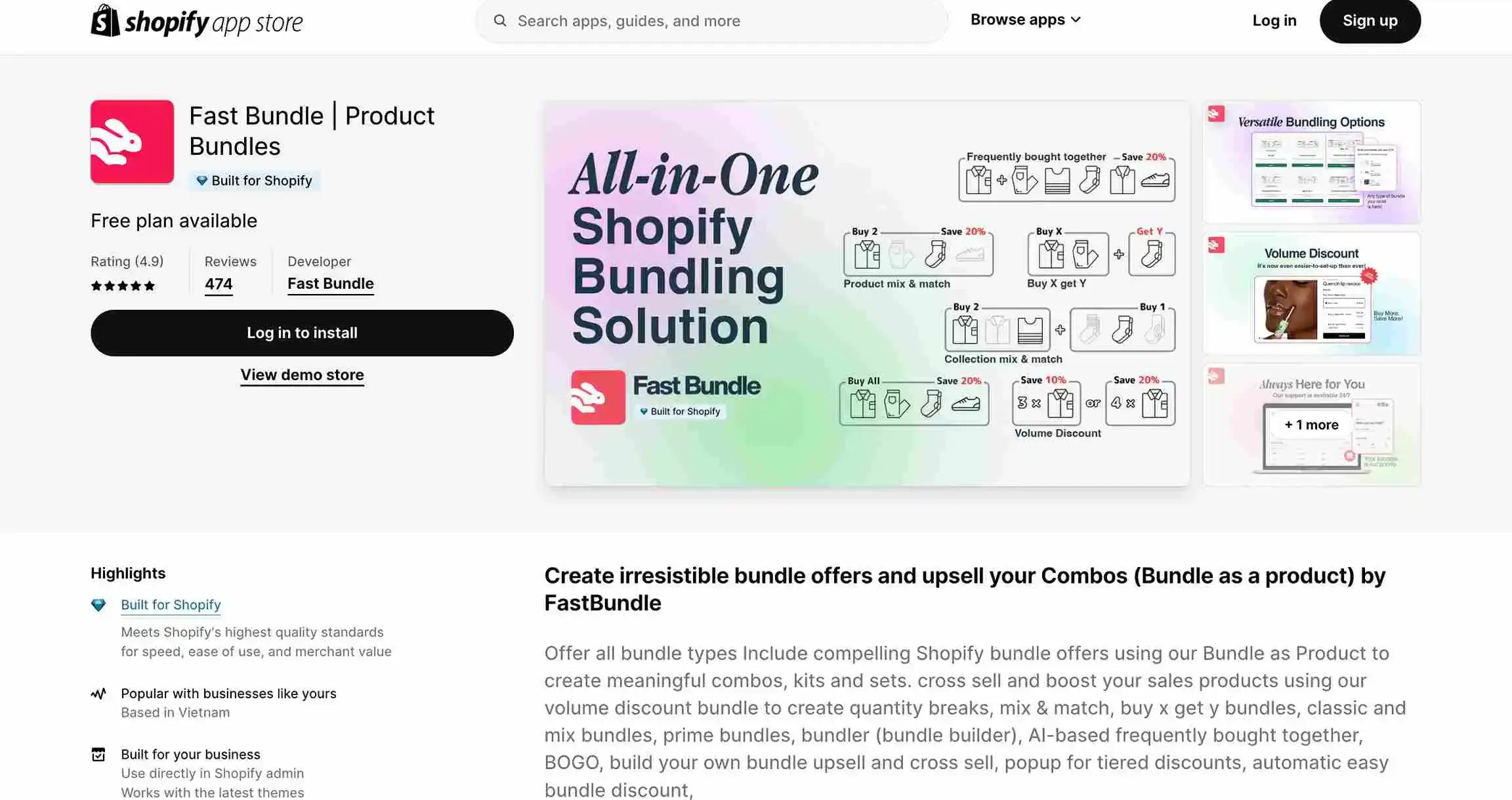 fast bundle product bundles app in shopify