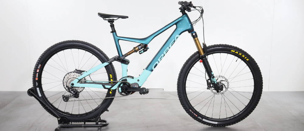 An Orbea e-MTB