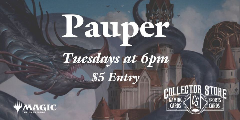 Magic the Gathering: Pauper Tournament (Weekly) promotional image