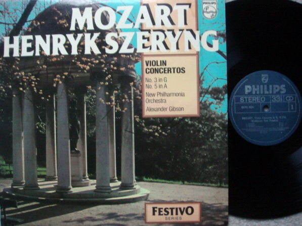 Philips / SZERYNG-GIBSON, - Mozart Violin Concertos No....