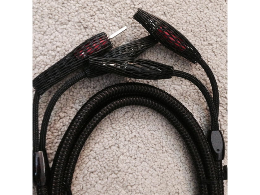 ** AudioQuest GO-4 72v DBS 8-Foot Speaker Cables (USA) (New Never Used)