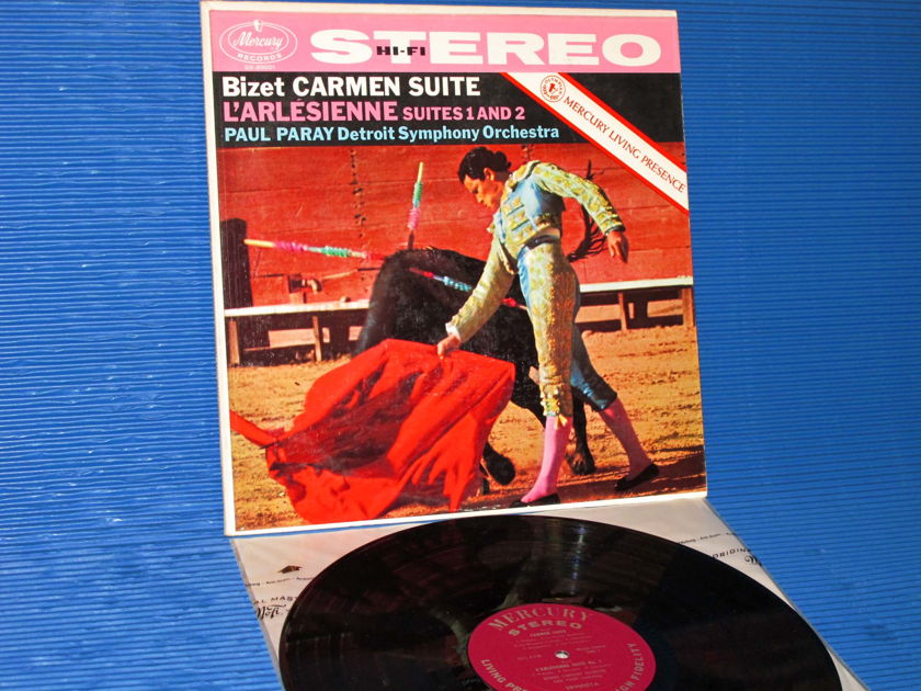 BIZET / Paray   - "Carmen Suite / L'Arlesienne Suites 1 & 2" - Mercury Living Presence 1958 Early Pressing TAS List