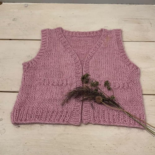 Mouwloos kindervestje