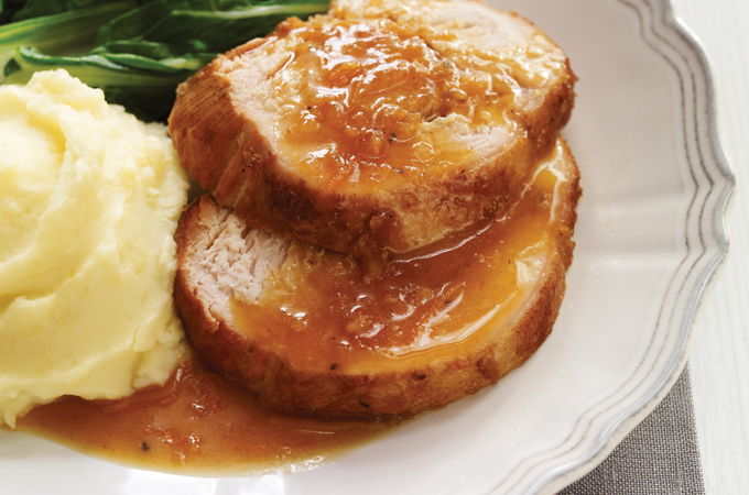 Poitrine de dinde à l’orange et au miel