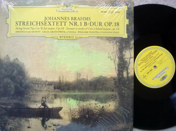 DG / Brahms String Sextet No.1, - AMADEUS QUARTET, MINT!