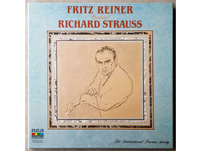 ★SEALED★ RCA | FRITZ REINER conducts  - RICHARD STRAUSS | 4-LP box set