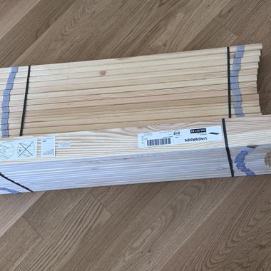 Ikea LINDBADEN, slatted bed base, pine, 180x200 cm