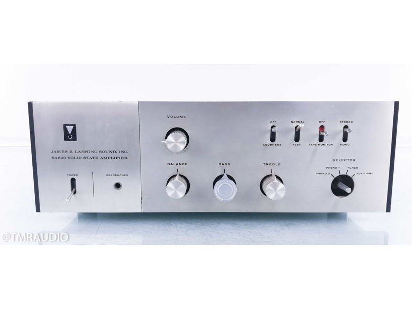 JBL SA600 Vintage Stereo Integrated Amplifier AS-IS (One Channel Out) (15752)